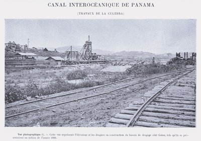 Canal Interoceanique De Panama, Travaux De La Culebra by French Photographer