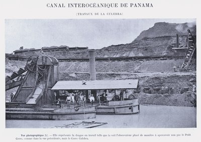 Canal Interoceanique De Panama, Travaux De La Culebra by French Photographer