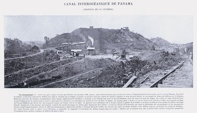 Canal Interoceanique De Panama, Travaux De La Culebra by French Photographer