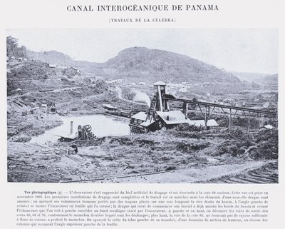 Interoceanic Canal of Panama, Works of the Culebra by French Photographer