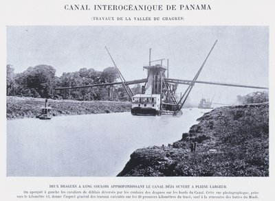 Interoceanic Canal of Panama, Works at the Chagres Valley by French Photographer