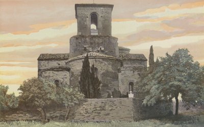 Chabrillan, Old Church, Apse by French Photographer
