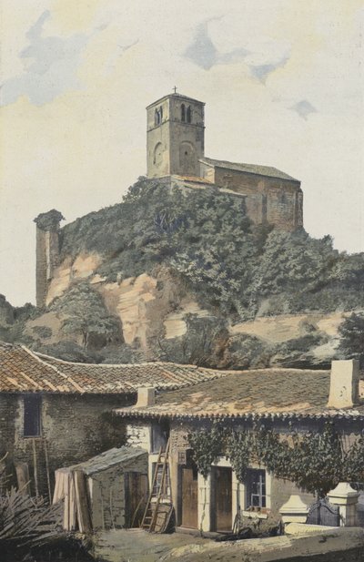 Chantemerle, Church, N E Side by French Photographer