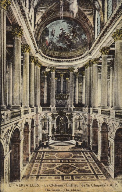 Chapel of the Palace of Versailles by French Photographer