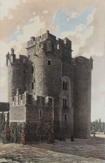 Ciron, Castle of Romefort, Overall Southeast by French Photographer