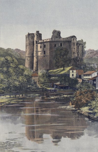 Clisson, Chateau, View from the Viaduct by French Photographer