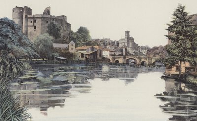 Clisson, General View by French Photographer