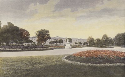 Compiegne, Palace Facade on the Small Park by French Photographer