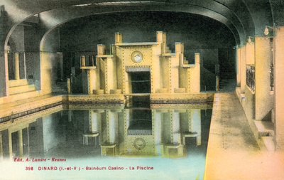 Dinard, Balneum Casino, The Pool by French Photographer