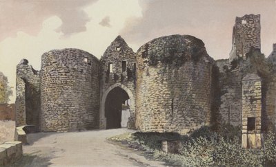 Domme, Towers Gate and Remains of the Ramparts by French Photographer