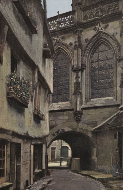 Falaise, Church of the Trinity, Passage Under the Choir by French Photographer