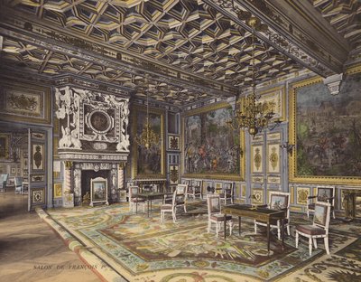 Fontainebleau: Salon of Francis I by French Photographer