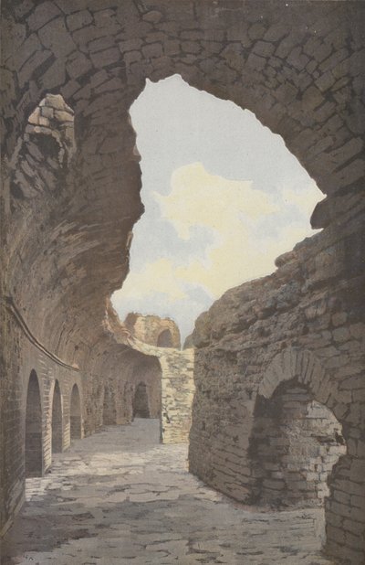 Frejus, Amphitheater, Interior View of a Gallery by French Photographer