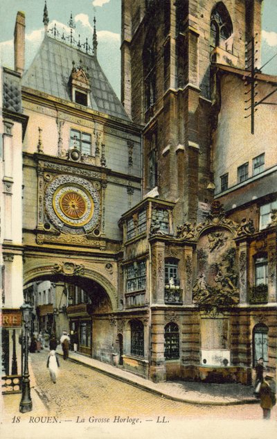 Gros Horloge, Rouen by French Photographer
