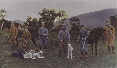 Grouse hunting party in Scotland by French Photographer