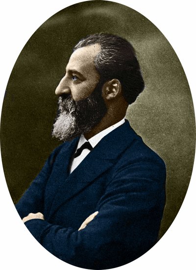 Henri Moissan, French Chemist and Pharmacist (1852-1907) by French Photographer