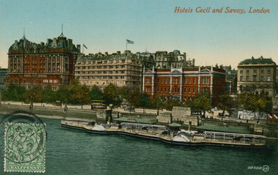 Hotels Cecil and Savoy, London by French Photographer