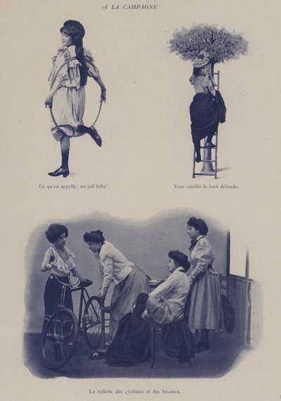 Illustration for Petites Parisiennes (young working girls in Paris) by French Photographer
