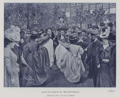 In the garden of the Moulin Rouge, Paris by French Photographer