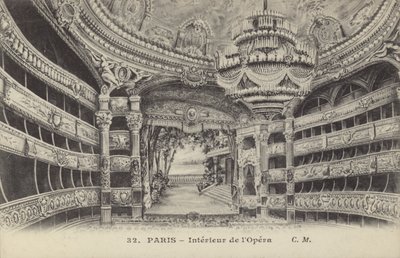 Interior of the Opera, Paris by French Photographer