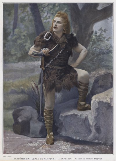 Jean de Reszke in the title role in Siegfried by French Photographer