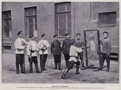 The Russian Army: Bayonet Fencing by French Photographer