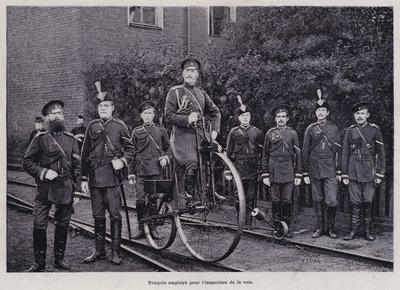 The Russian Army: Tricycle Used for Track Inspection by French Photographer