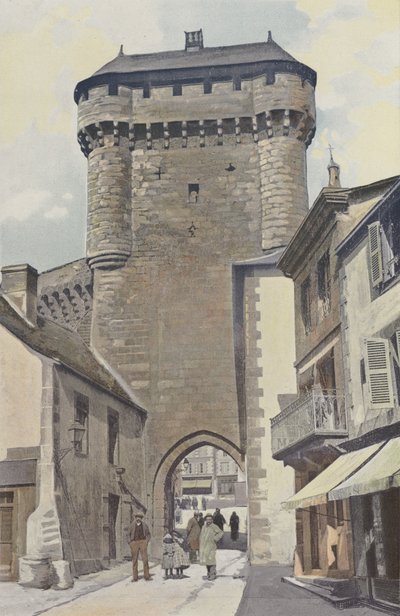 La Souterraine, City Gate, Exterior View by French Photographer