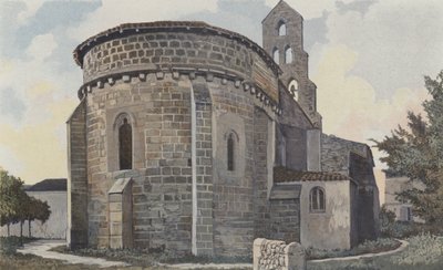 Lannes, Church, Northeast View by French Photographer