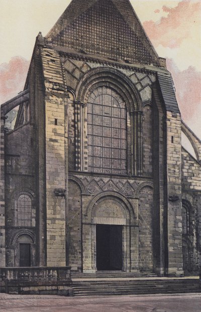 Le Mans, Cathedral, West Facade by French Photographer