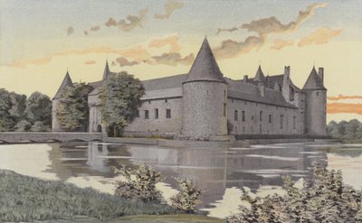 Le Plessis-Bourre, Chateau, Southwest View by French Photographer