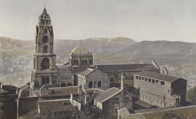 Le Puy, Cathedral and Cloister, South View by French Photographer