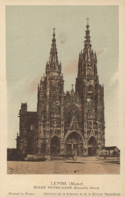 Lepine, Church Notre Dame by French Photographer