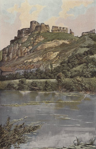 Les Andelys, Chateau Gaillard, Riverside by French Photographer