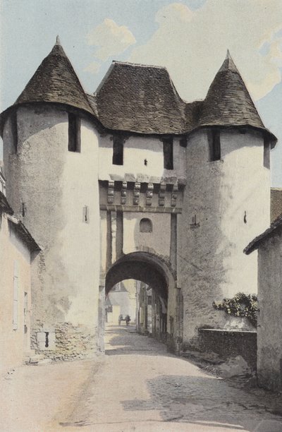 Levroux, Gate of the Old Castle by French Photographer