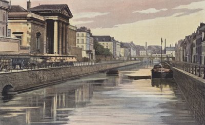 Lille, The Canal of the Basse-Deule by French Photographer