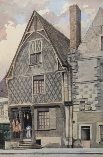 Luynes, Old House on the Square by French Photographer