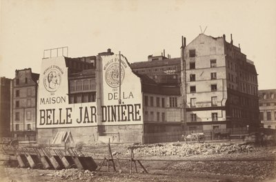 Maison de la Belle Jardinière, 1866 or 1867 by French Photographer