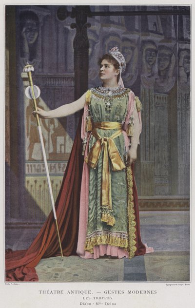 Marie Delna as Dido in The Trojans by French Photographer