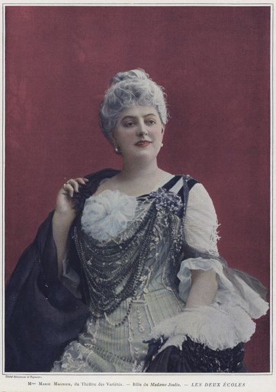 Marie Magnier as Madame Joulin in The Two Schools by French Photographer