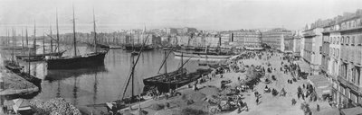 Marseille - The Old Port and the Quai de la Fraternite by French Photographer
