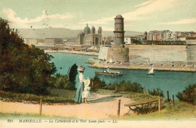 Marseille, La Cathedrale, Le Fort Saint-Jean by French Photographer