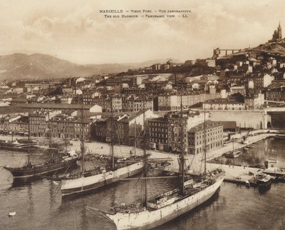Marseille: Vieux Port, Panoramic View by French Photographer