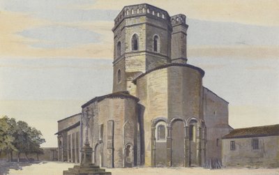 Maubourguet, Church, Southeast View by French Photographer