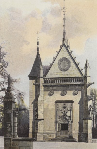 Meillant, Chapel of the Castle and Well by French Photographer