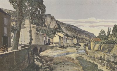Meyrueis, The Jonte, in the Lower Town by French Photographer