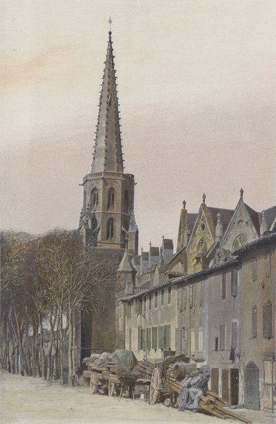Mirepoix, Church Bell Tower by French Photographer