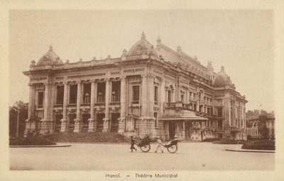 Municipal Theatre, Hanoi by French Photographer