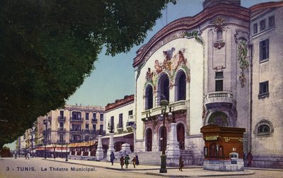 Municipal Theatre, Tunis, Tunisia by French Photographer