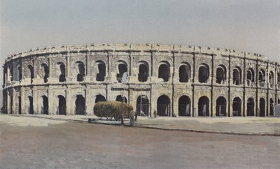 Nimes, Arenas, Exterior View by French Photographer